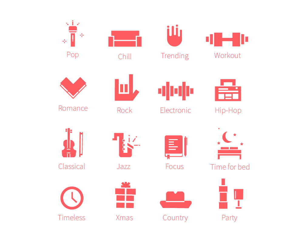 1002x752 Music Genre Icons