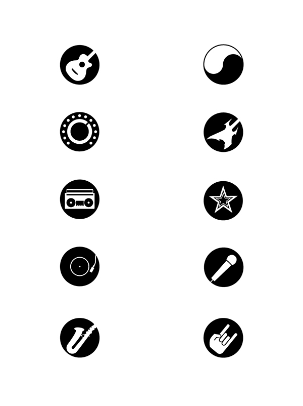600x802 Music Genre Icons On Behance