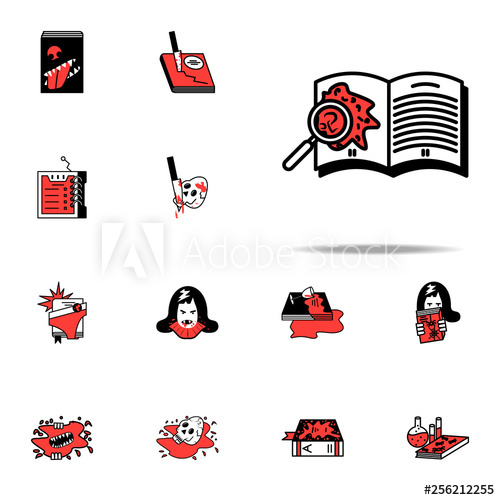 500x500 Pulp Fiction, Genre Icon Literary Genres Icons Universal Set