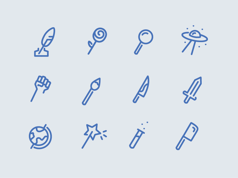 800x600 Book Genre Icons