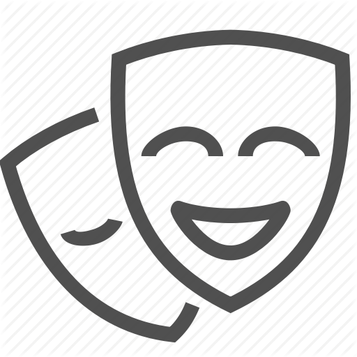 512x512 Cinema, Comedy, Drama, Genre, Mask, Movie, Theatre Icon