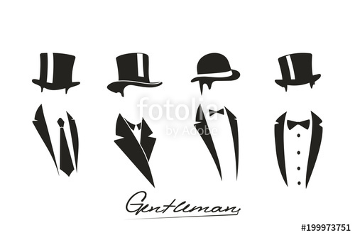 Gentleman Icon On White Background Stock Image And Royalty Free 500x331 Gentleman Icon On White Background Stock Image And Royalty Free