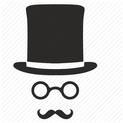 Cylinder, Gentleman, Glasses, Hat, Mustache Icon 512x512 Cylinder, Gentleman, Glasses, Hat, Mustache Icon