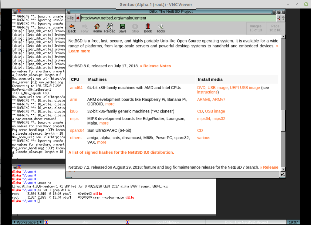 1025x742 Gentoo On Alpha Flying Circus Not So Random