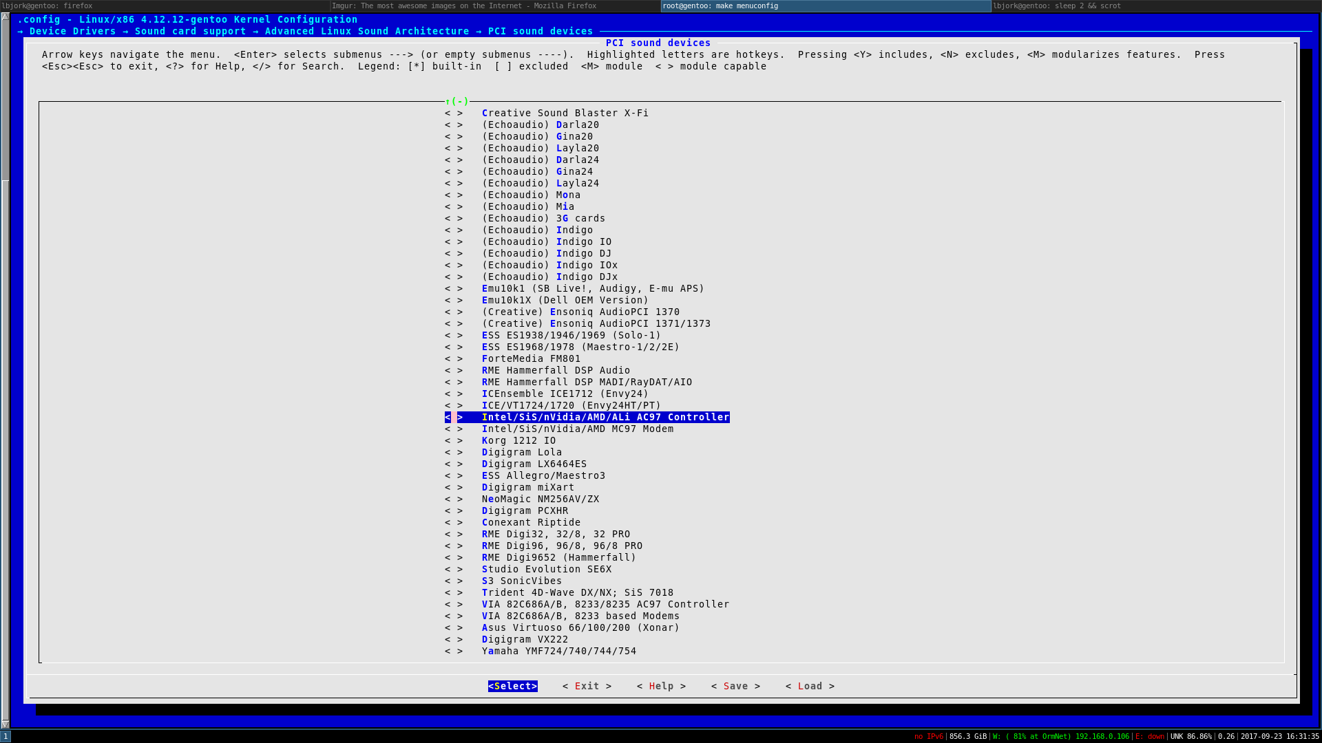 1920x1080 Sound Problems Gentoo