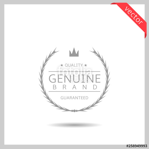 500x500 Genuine Brand Icon Stock Image And Royalty Free Vector