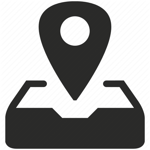 512x512 Document, Geo, Location, Mail, Navigation, Pointer, Post Icon