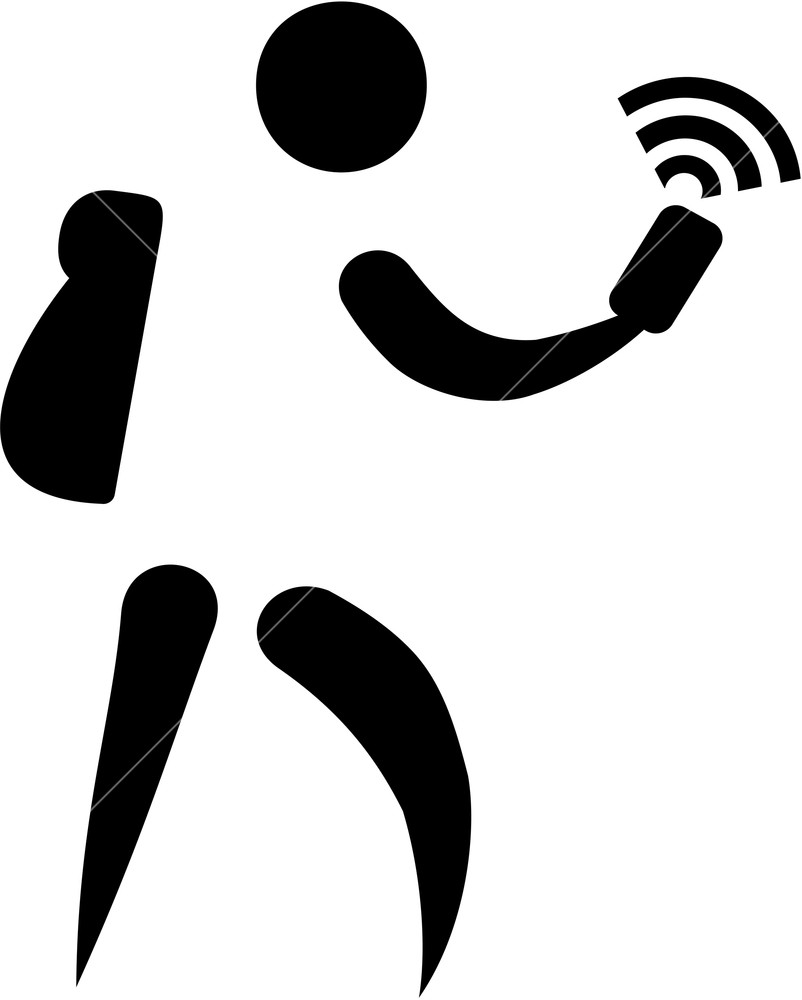 802x1000 Geocacher Icon Geocaching Royalty Free Stock Image