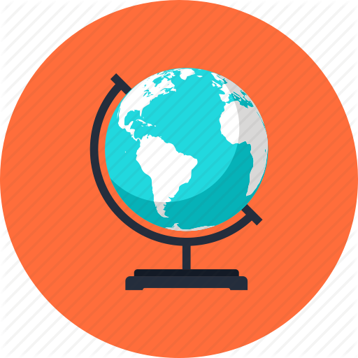 512x512 Earth, Education, Geography, Globe, Map, Navigation, World Icon