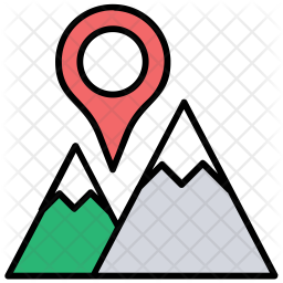 Geolocation Icon Of Colored Outline Style 256x256 Geolocation Icon Of Colored Outline Style