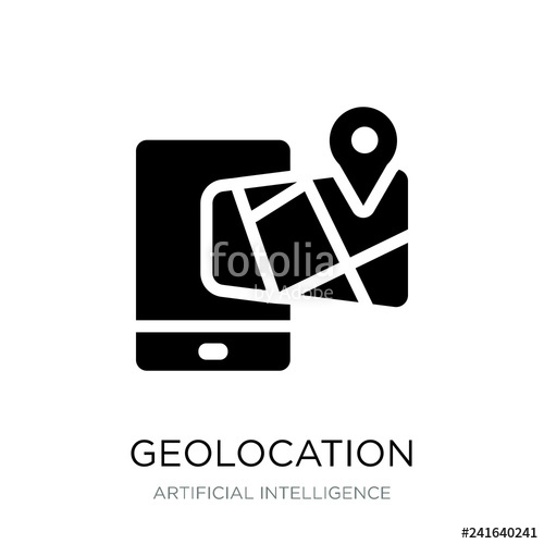 Geolocation Icon Vector On White Background, Geolocation Trendy 500x500 Geolocation Icon Vector On White Background, Geolocation Trendy