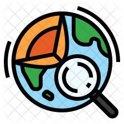 256x256 Geology Icon Of Flat Style