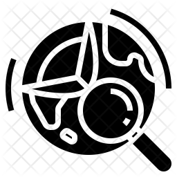 256x256 Geology Icon Of Glyph Style