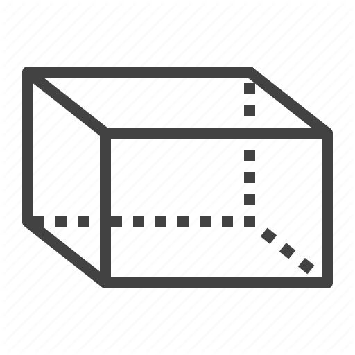 512x512 Geometric, Geometry, Parallelepiped, Shape Icon