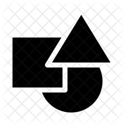 256x256 Geometric Icon Of Glyph Style