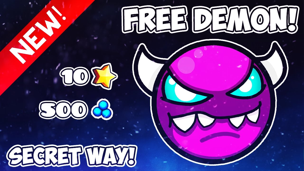 1280x720 Free Demon! Secret Ways En Geometry Dash