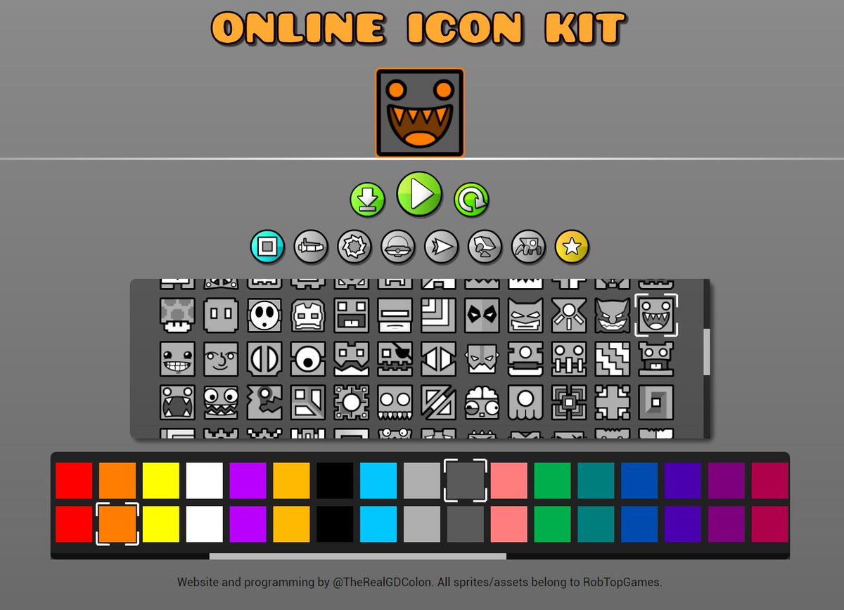 Geometry Dash Icon At Vectorified Collection Of Geometry Dash 