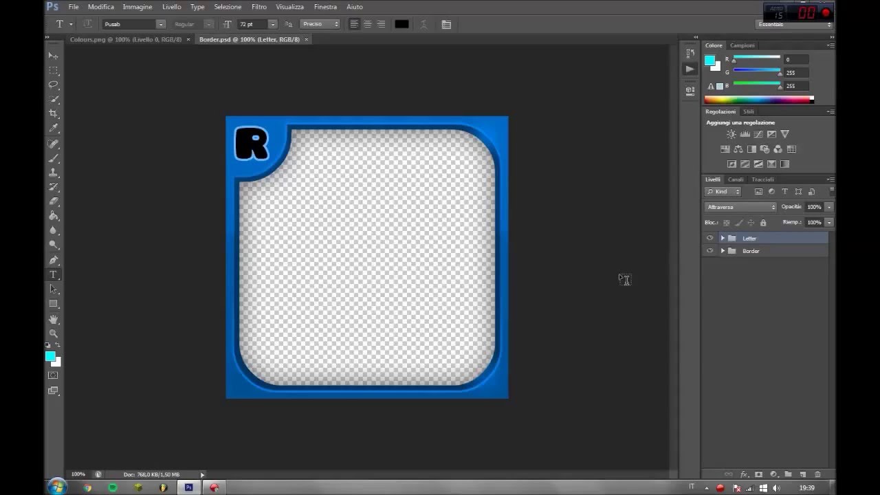 1280x720 How To Create A Geometry Dash Icon With Photoshop