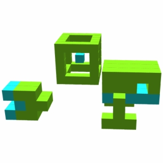 320x320 Geometry Dash Icons Made In Voxels
