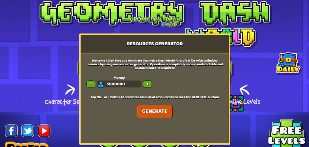 1024x486 Geometry Dash World Hack Money Android Ios