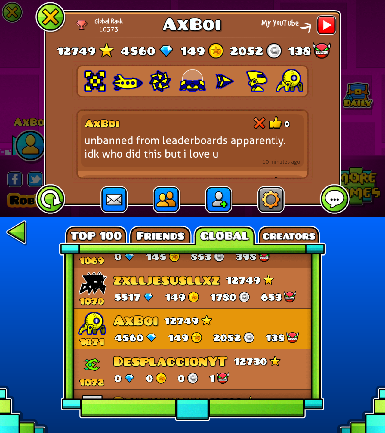 коды для geometry dash steam фото 11