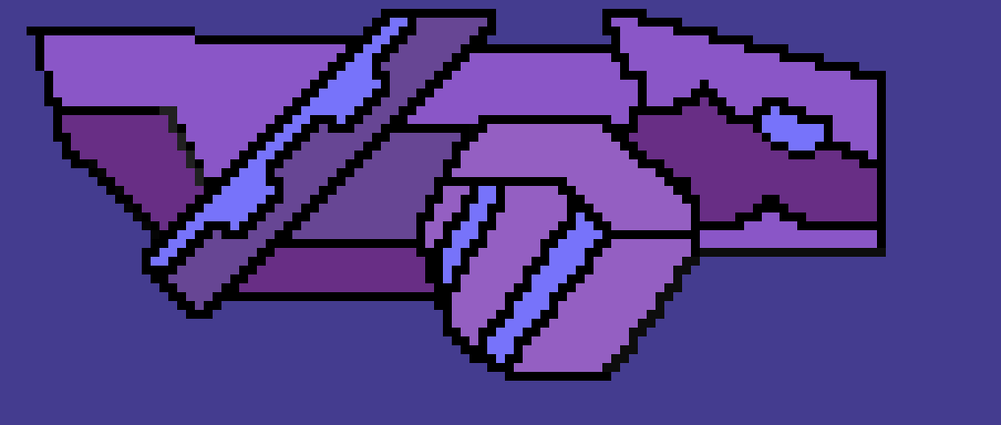 1130x480 Geometry Dash Icon Ship Pixel Art Maker