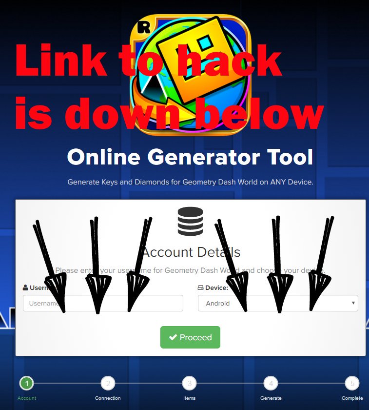 757x840 Geometry Dash World Hack Diamonds Keys Cheats