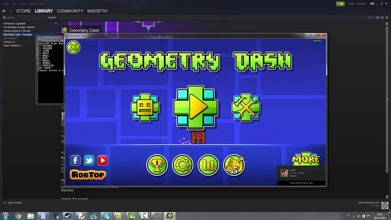 Geometry Dash Steam Icon At Collection Of Geometry Dash Steam Icon Free For 6512