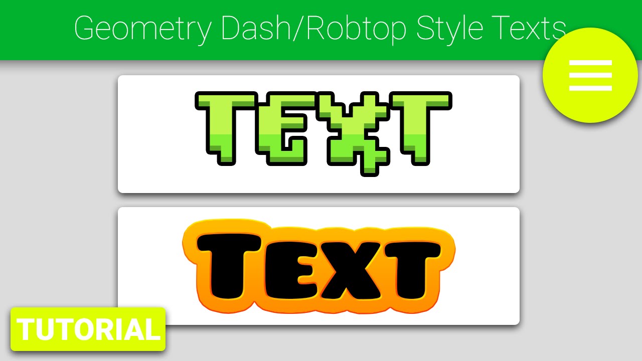 1280x720 Photoshop Tutorial Geometry Dashrobtop Style Text