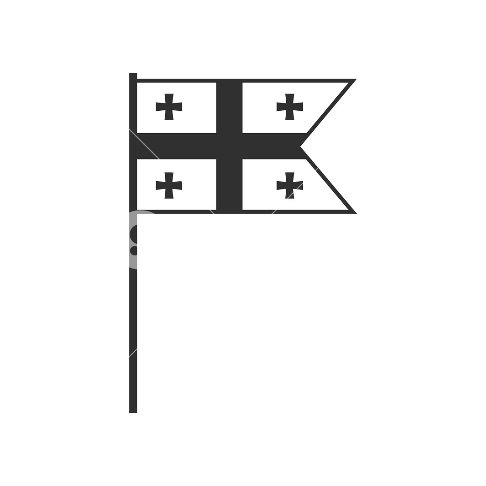 Georgia Flag Icon In Black Outline Flat Design Independence Day 1000x1000 Georgia Flag Icon In Black Outline Flat Design Independence Day