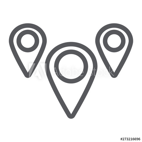 Geotag Pin Line Icon, Navigation And Location, Geolocation Sign 500x500 Geotag Pin Line Icon, Navigation And Location, Geolocation Sign