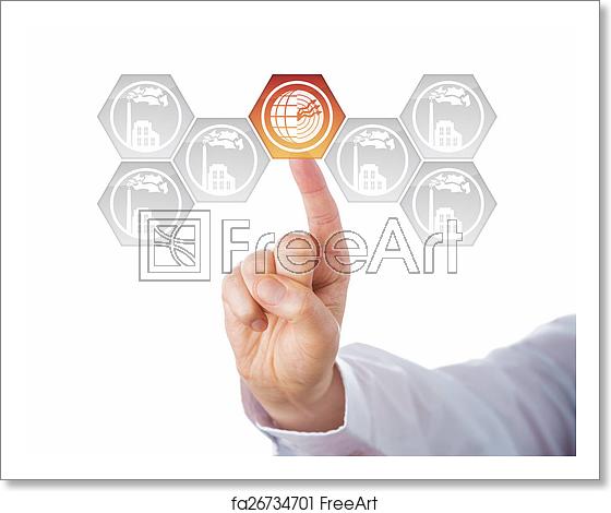 560x470 Free Art Print Of Geothermal Power Icon At Center Of Energy Turn