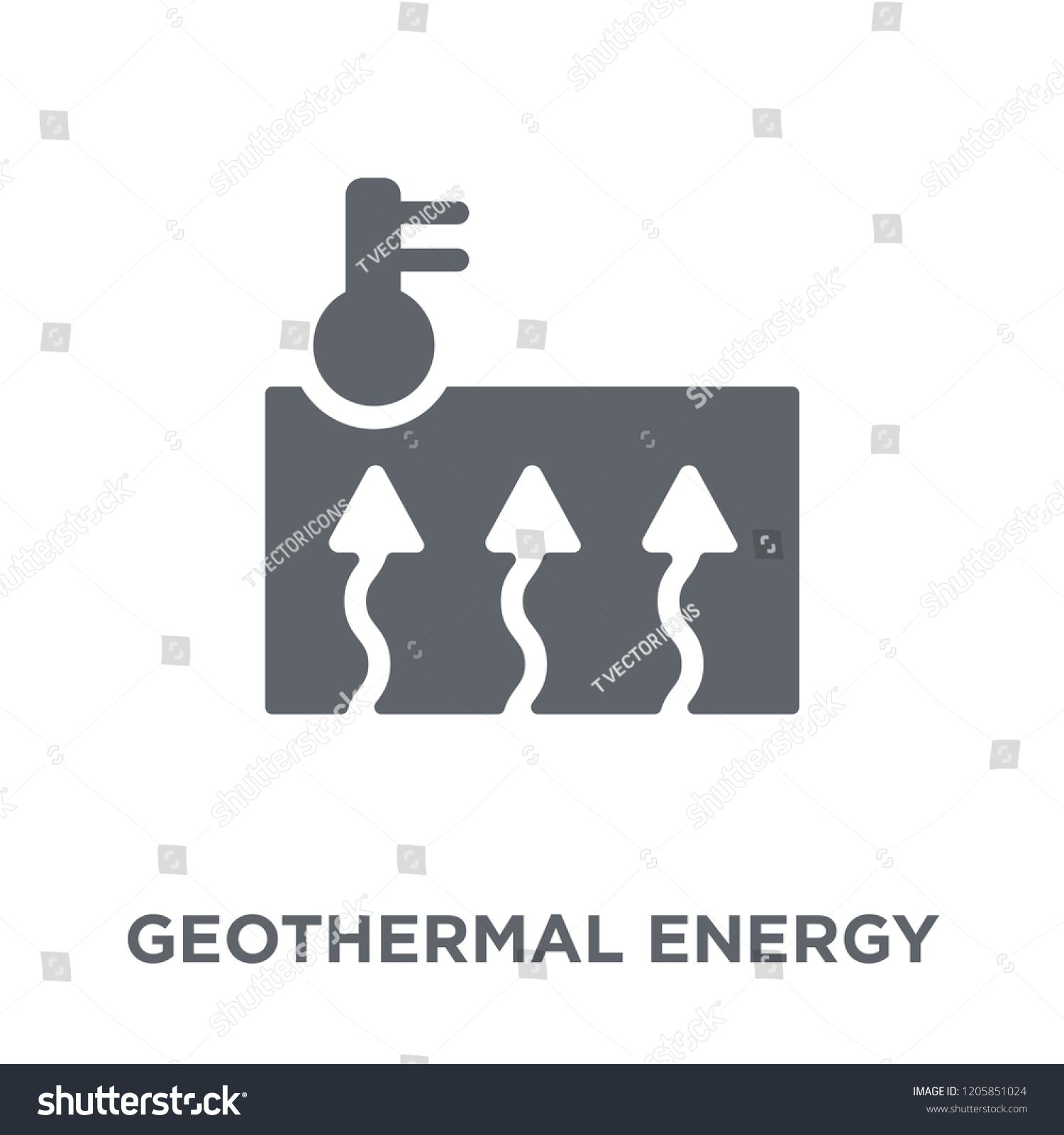 1500x1600 Geothermal Energy Icon Geothermal Energy Design Concept