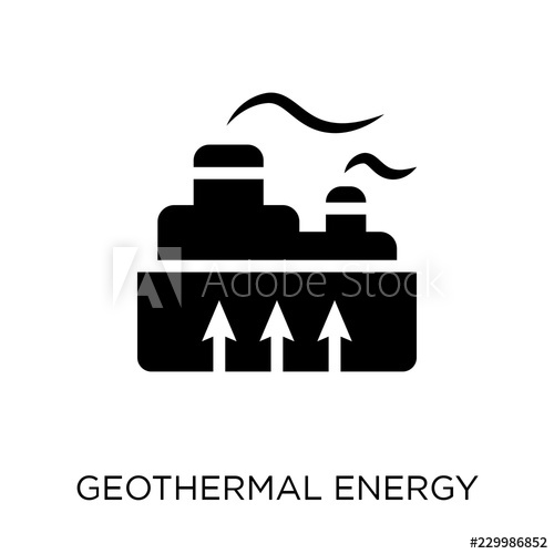 500x500 Geothermal Energy Icon Geothermal Energy Symbol Design