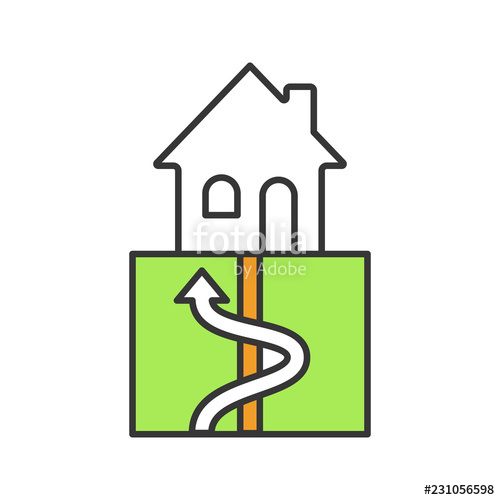 500x500 Geothermal Energy Color Icon Stock Image And Royalty Free Vector