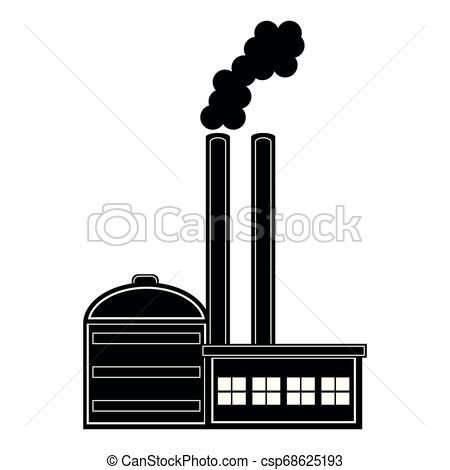 450x470 Geothermal Power Plant Icon Vector Illustration Design