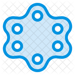 256x256 Germ Icon Of Colored Outline Style