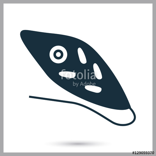 500x500 Germ Icon Simple Design For Web And Mobile Stock Image