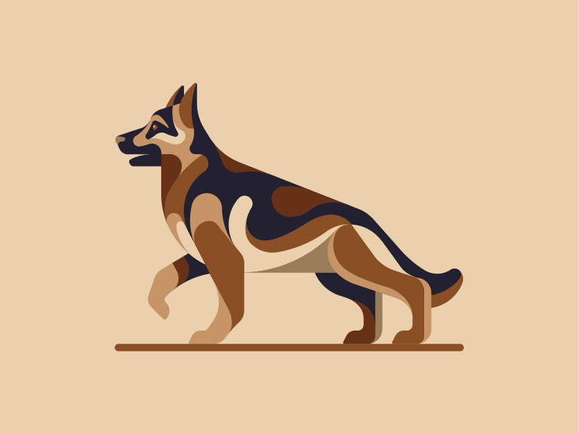 German Shepherd Icon at Vectorified.com | Collection of German Shepherd ...