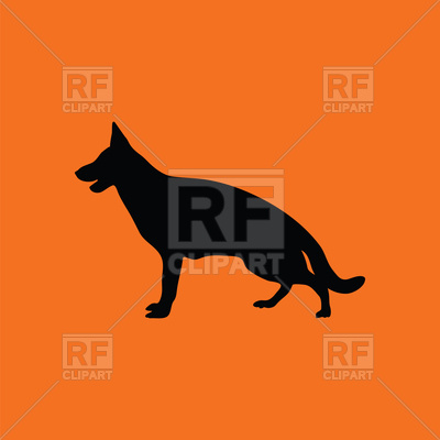 400x400 German Shepherd Icon Vector Image Of Plants And Animals Angelp