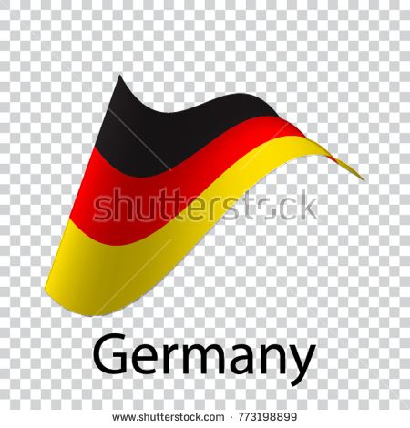 450x470 Wavy German Flag Icon On A Transparent Background Vector