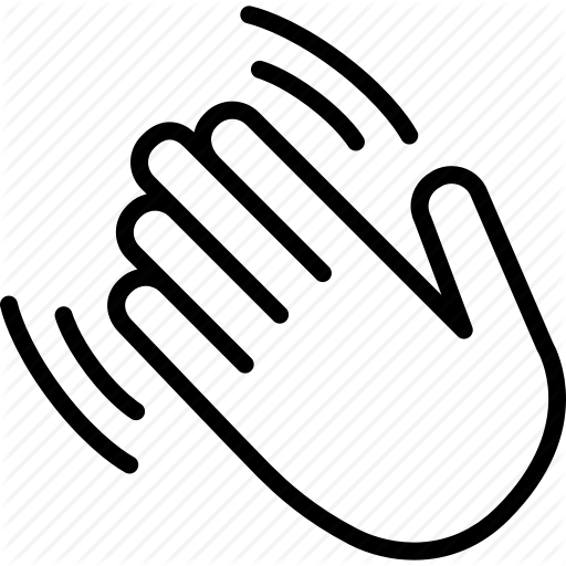 512x512 Gesture, Hand, Hello, Hi, Shake, Wave, Waving Icon