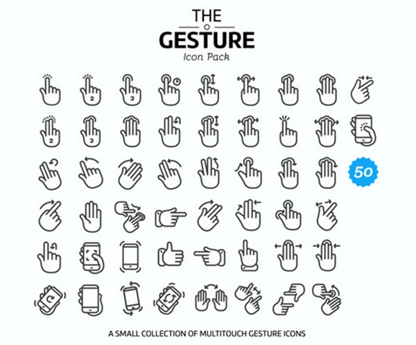 600x498 Gesture Icons Inspiration And Free Packages
