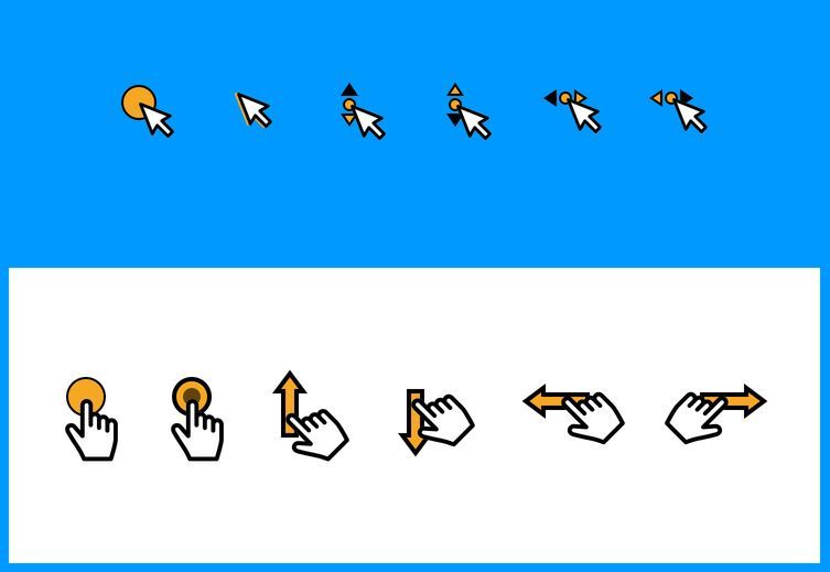 753x519 Best Free Touch Gesture Icon Packs