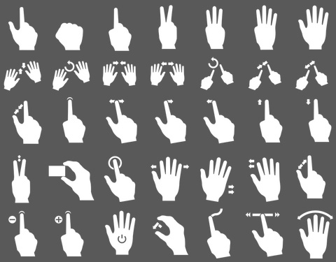 480x375 Vector Based Gesture Icons For Touch Screen Interfaces Web