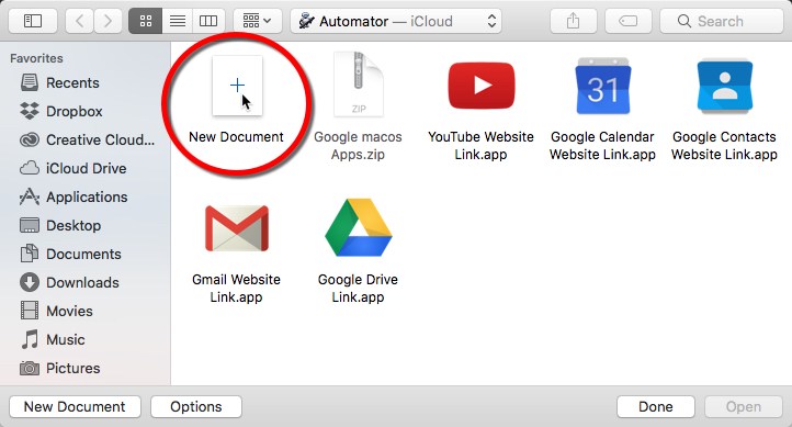 722x389 How To Add Google Apps Icons To Your Apple Macos Dock Evsc Icats