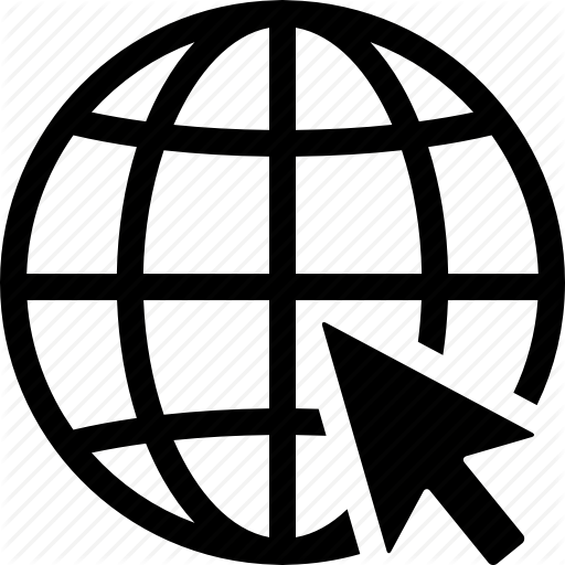 512x512 Arrow, Click, Goto, Internet, Web, Website, World Icon