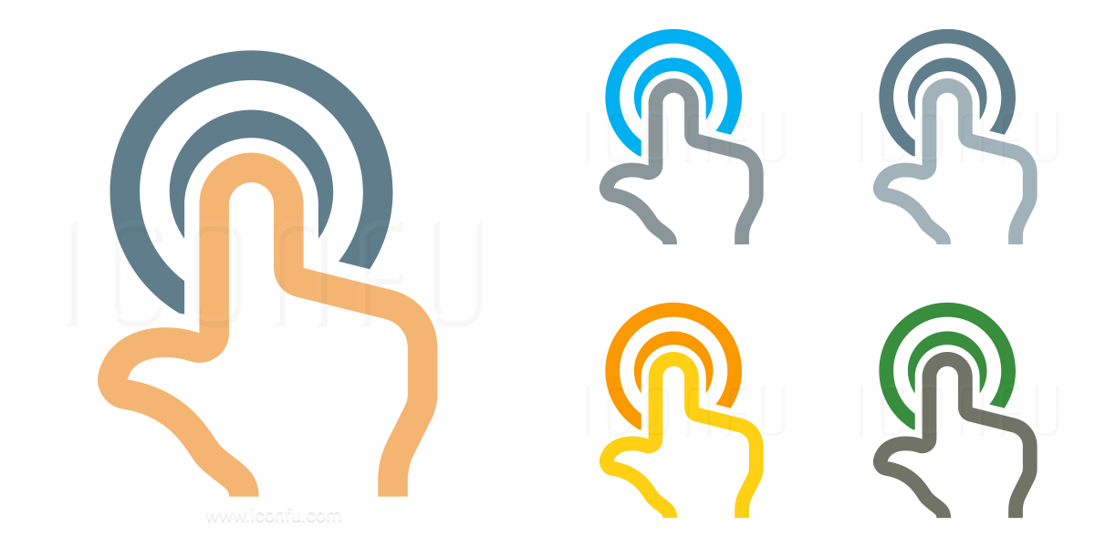 1200x600 Hand Touch Icon