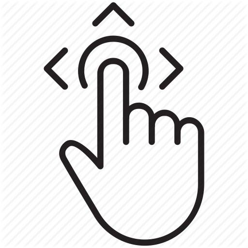 512x512 Arrow, Drag, Gestures, Hand, Move, Tap, Touch Icon