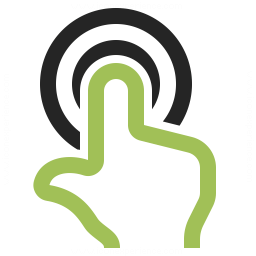 256x256 Hand Touch Icon Iconexperience